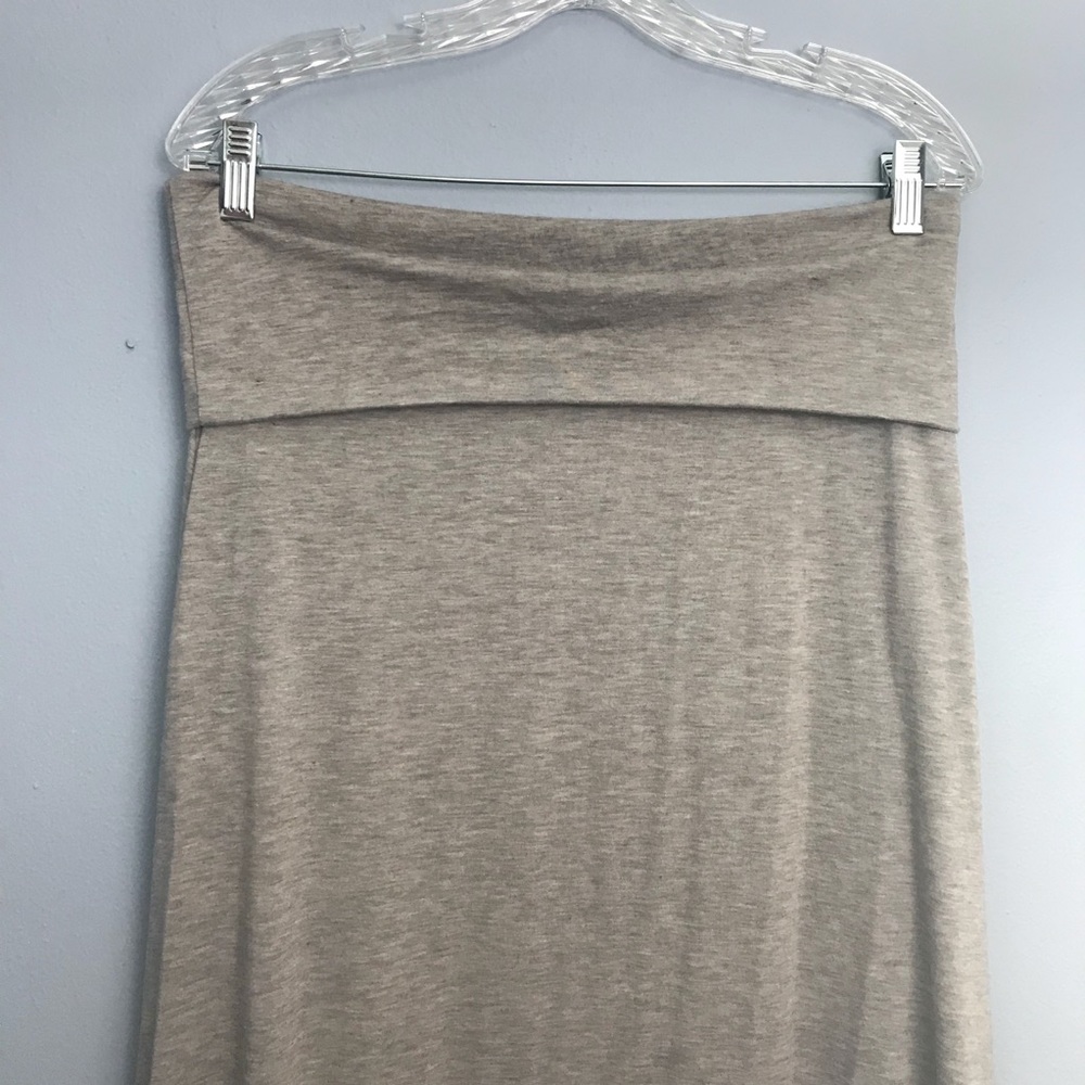 Gray LuLaRoe Maxi Skirt - Large
